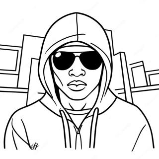 Hood Swag Gangsta Coloring Pages