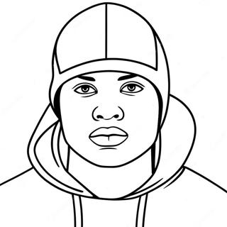 Hood Swag Gangsta Coloring Page 31413-24832