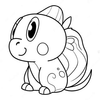 Cute Cartoon Butt Coloring Page 31493-24901