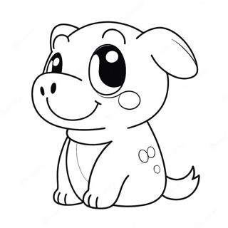 Cute Cartoon Butt Coloring Page 31493-24902