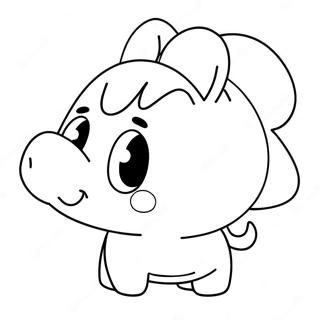 Cute Cartoon Butt Coloring Page 31493-24904