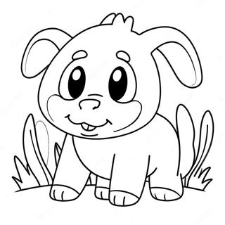 Funny Animal Butt Coloring Page 31494-24905