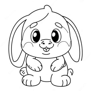 Funny Animal Butt Coloring Page 31494-24906