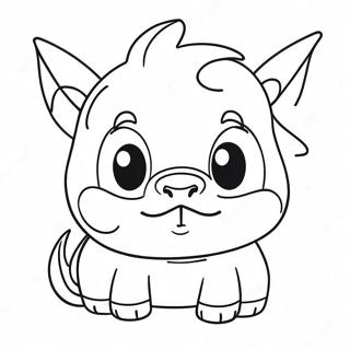 Funny Animal Butt Coloring Page 31494-24907