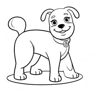 Barbie Dog Coloring Pages