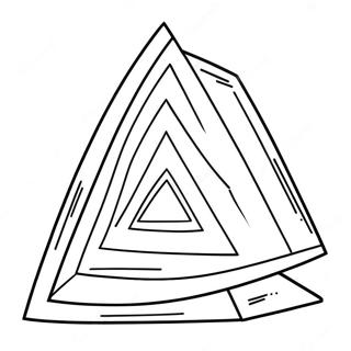 Triangle Coloring Pages