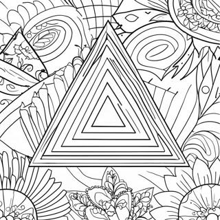 Triangle Coloring Page 31553-24943