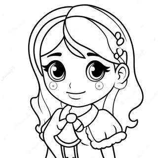 Rainbow High Ruby Coloring Pages