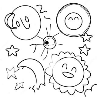 Day And Night Coloring Pages