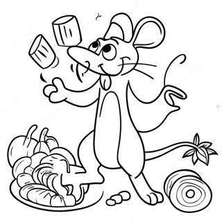 Ratatouille Coloring Page 3160-2513