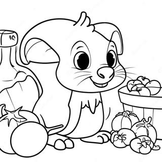 Ratatouille Coloring Page 3160-2514