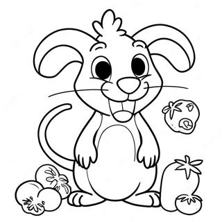 Ratatouille Coloring Page 3160-2516