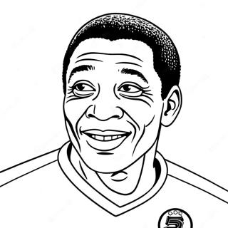 Pele Fußballlegende Ausmalbild 31613-24985