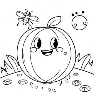 James And The Giant Peach Coloring Pages