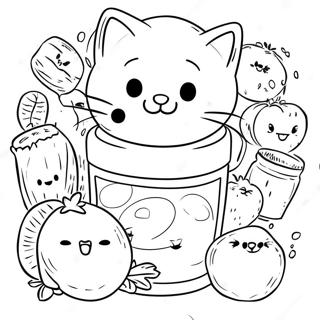 Cats Vs Pickles Collector's Sheet Coloring Pages