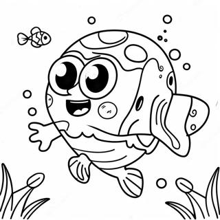 Baby Spongebob Coloring Pages