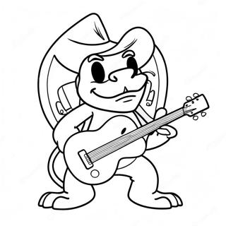 Página Para Colorir Do Lemmy Koopaling Tocando Violão 31684-25050