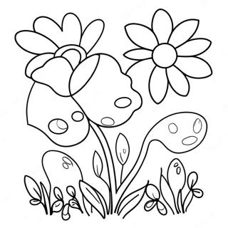 Spring Flowers Coloring Page 31693-25055