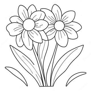 Spring Flowers Coloring Page 31693-25056