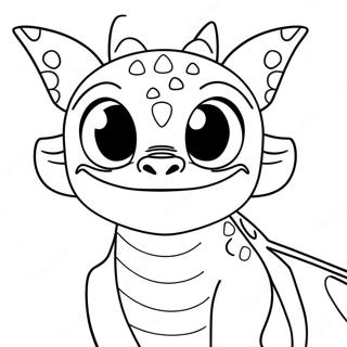 Toothless Dragon Coloring Page 31703-25066