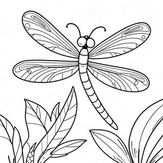 Dragonfly Coloring Pages