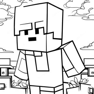 Minecraft Alex Ausmalbild 31733-25086