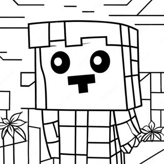 Minecraft Alex Ausmalbild 31733-25088