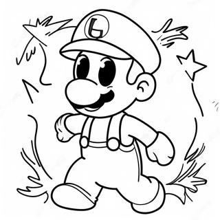 Luigi In Spookachtig Kostuum Kleurplaat 31754-25099