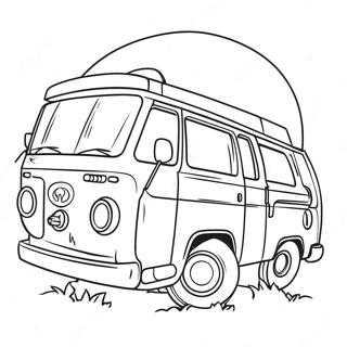 Mystery Machine Coloring Pages