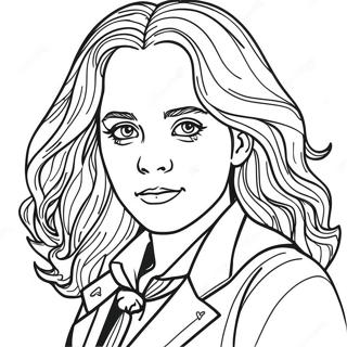 Página Para Colorir Realista Da Hermione Granger 31833-25150