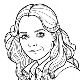 Página Para Colorir Realista Da Hermione Granger 31833-25152