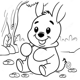 Winnie The Pooh Rabbit Coloring Pages