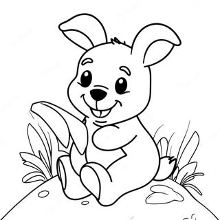 Winnie The Pooh Rabbit Coloring Page 31843-25178