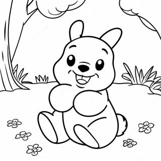 Winnie The Pooh Rabbit Coloring Page 31843-25180