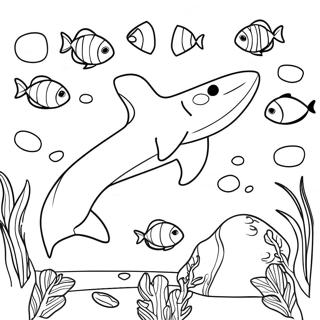 Shark Adventures Coloring Page 31873-25202