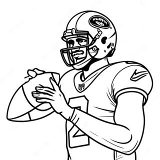 Jalen Hurts Coloring Page 31883-25227