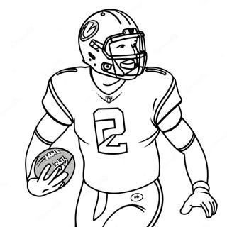 Jalen Hurts Coloring Page 31883-25228