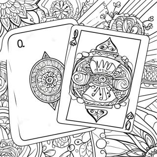 Playing Cards Coloring Page 31893-25205