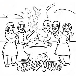 Lag Baomer Celebration Coloring Page 31903-25224