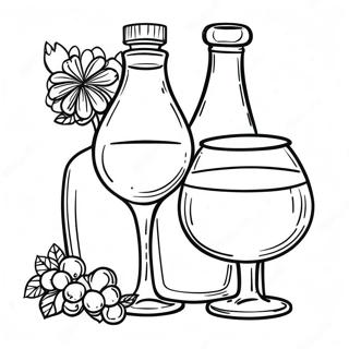 Alcohol Markers Coloring Page 31933-25242