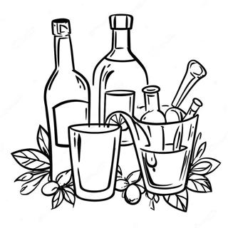 Vibrant Alcohol Markers Coloring Page 31934-25247