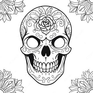 Skull Tattoo Coloring Pages