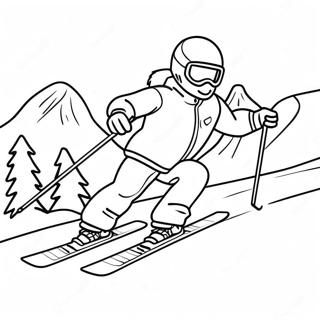 Winter Sports Coloring Page 32013-25321