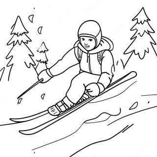 Winter Sports Coloring Page 32013-25324