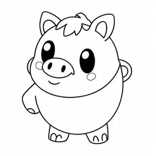 Creepy Roblox Piggy Coloring Page 32074-25363