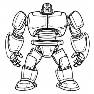 Real Steel Robot Coloring Page 32103-25387