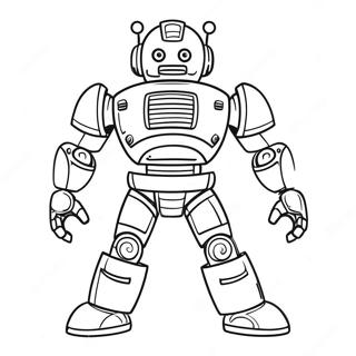 Real Steel Robot Coloring Page 32103-25388