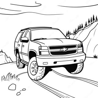 Chevy Tahoe Coloring Pages