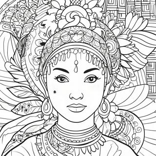 Diverse Cultures Coloring Page 32144-25424