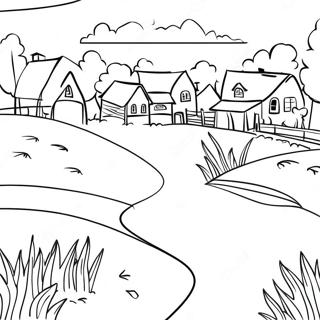 Village Coloring Pages